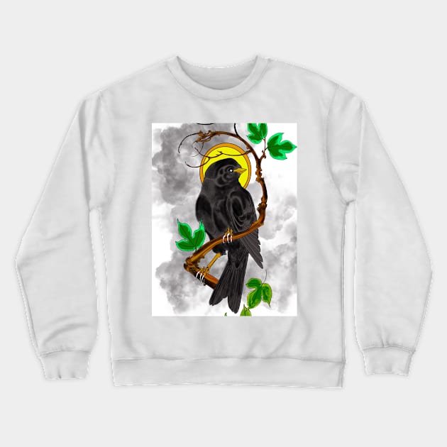 bird that's on a twig Crewneck Sweatshirt by hotstone